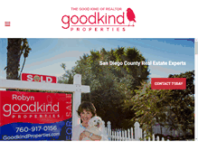 Tablet Screenshot of goodkindproperties.com